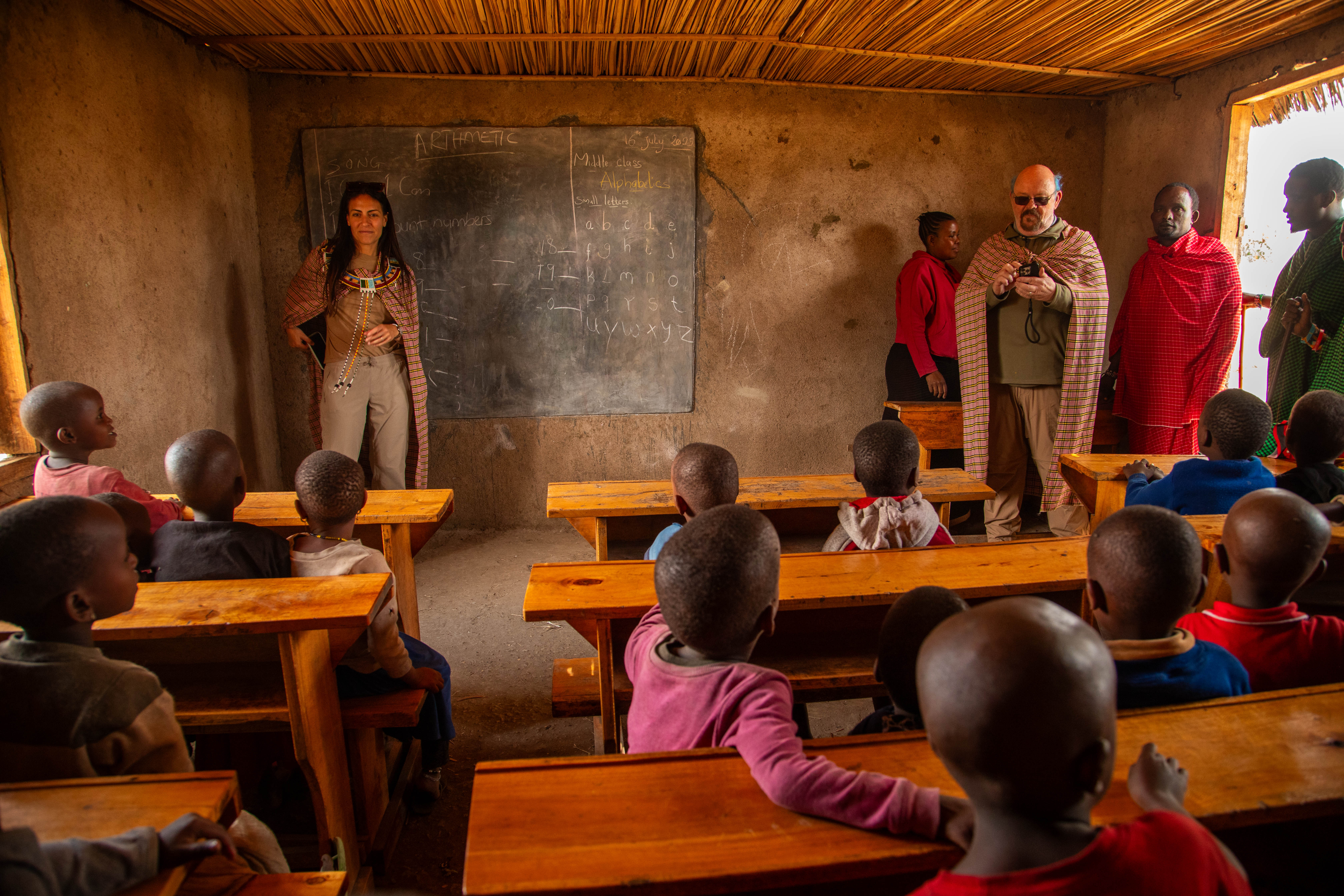 Safari guests and community support moment